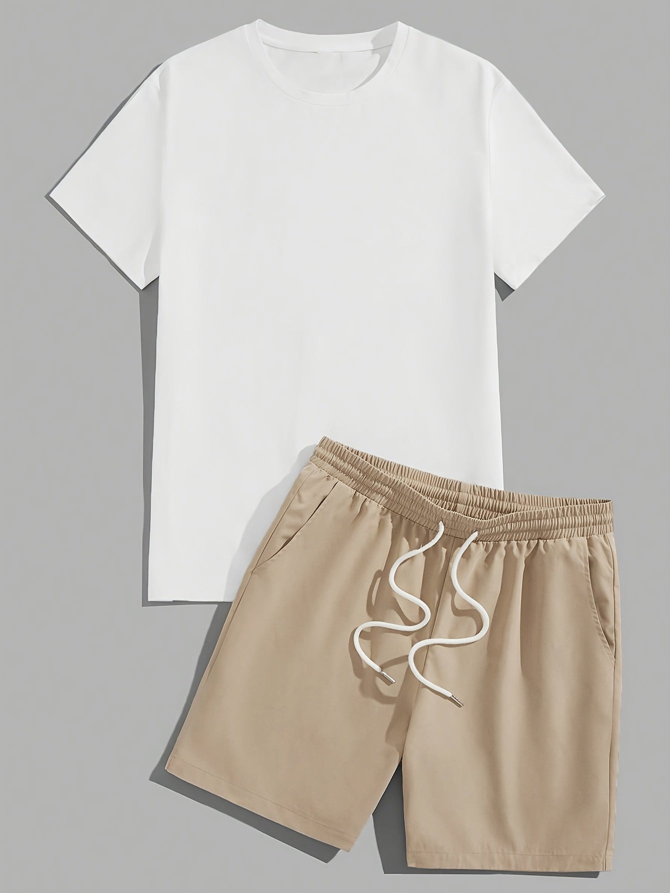 Neck T-Shirt and Shorts