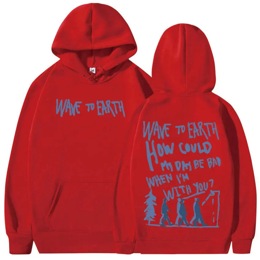 Vintage Wave To Earth Music Album hoodie