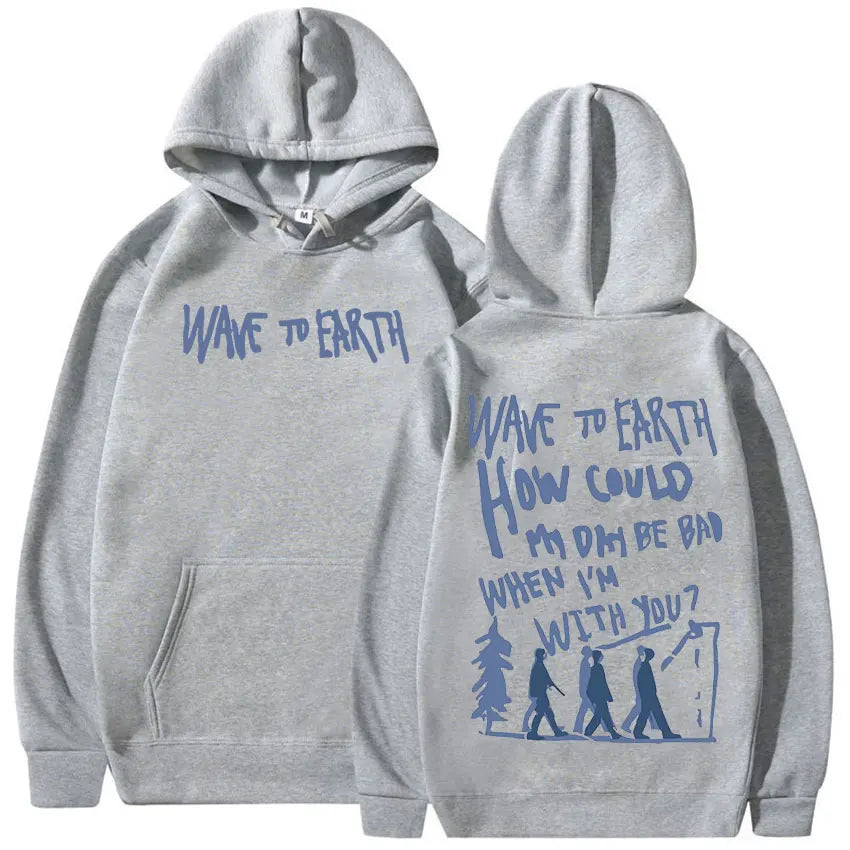 Vintage Wave To Earth Music Album hoodie