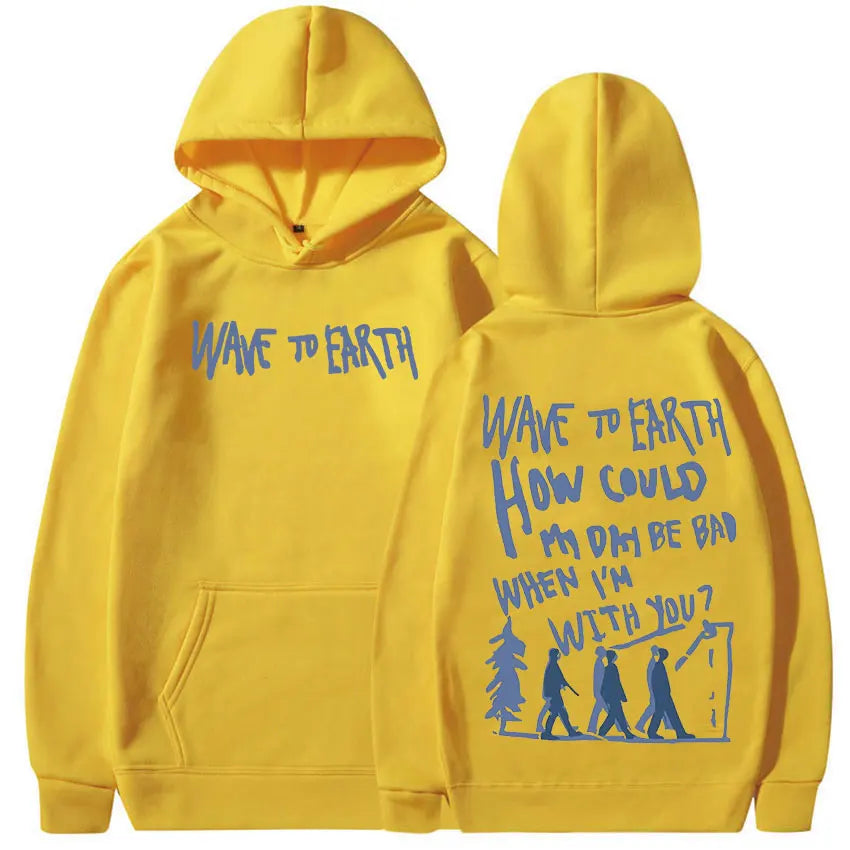 Vintage Wave To Earth Music Album hoodie