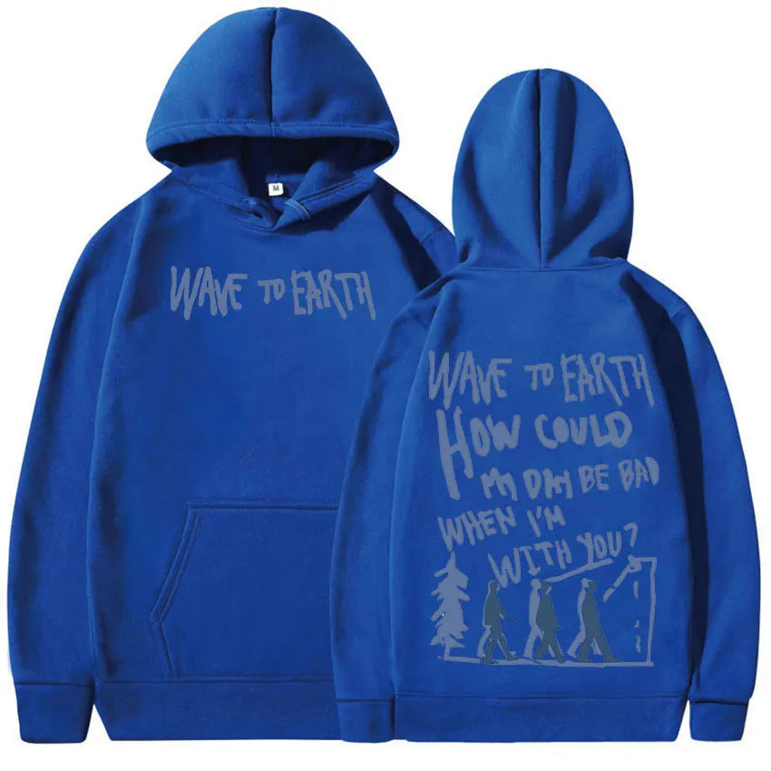 Vintage Wave To Earth Music Album hoodie