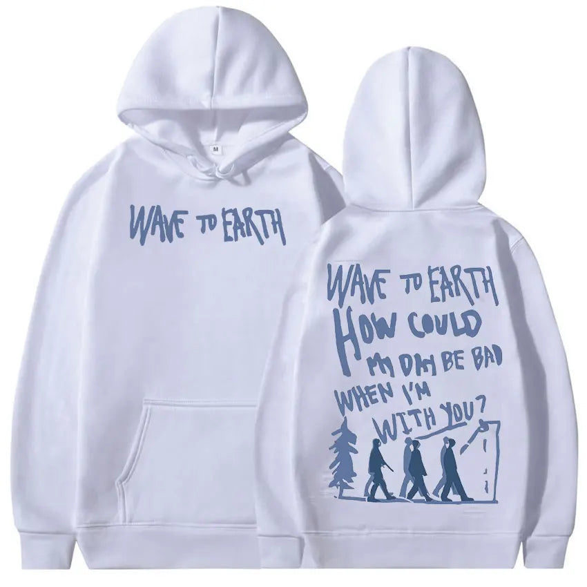 Vintage Wave To Earth Music Album hoodie