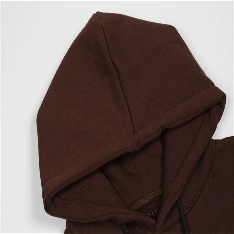 Brown Hoodie Men Women Ladder Album