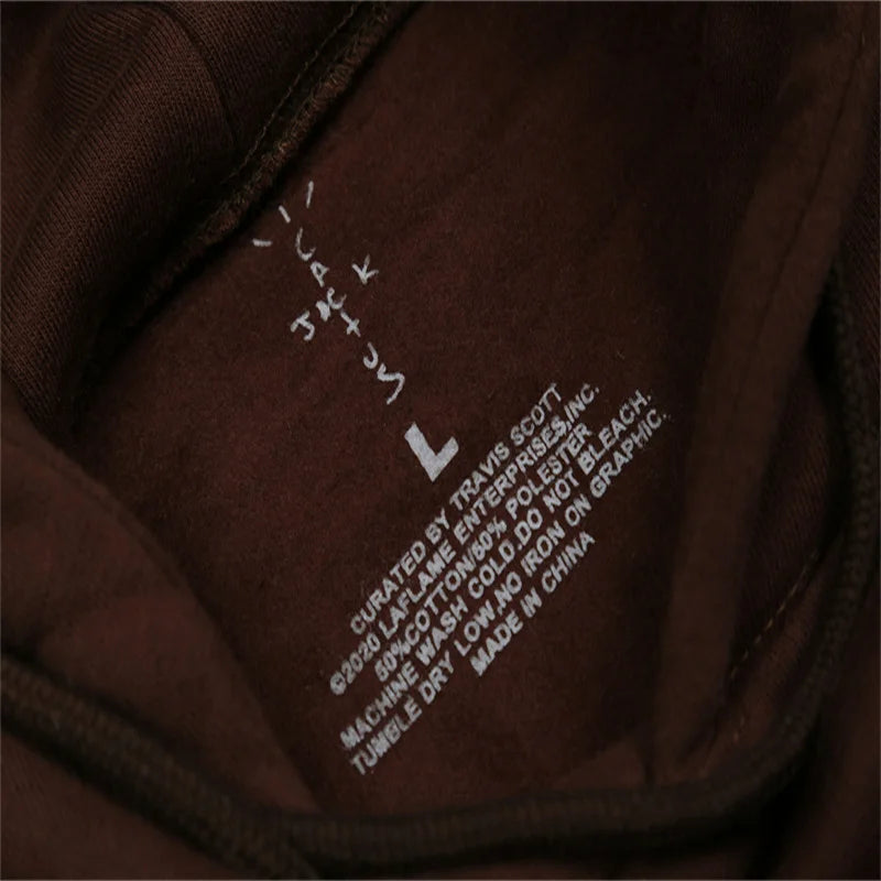 Brown Hoodie Men Women Ladder Album